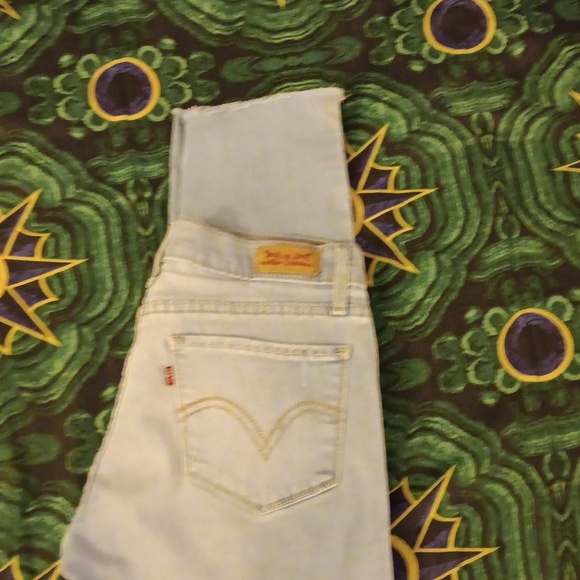 Levi's 524 Skinny Size 7 Light Wash Women's - Picture 1 of 7